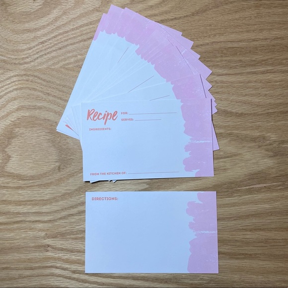 Metal Recipe Box with Recipe Cards & Dividers - Picture 3 of 4